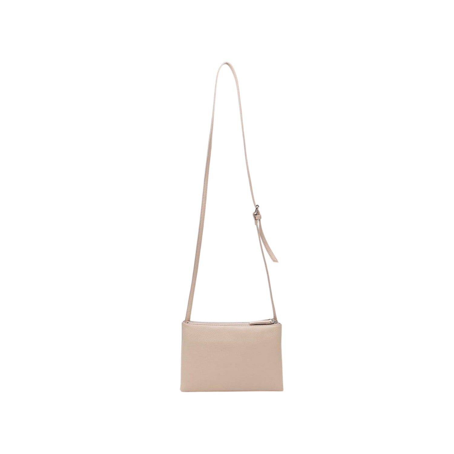 Beige - Back - Firetrap Eyelets Faux Leather Crossbody Bag