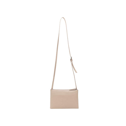 Beige - Back - Firetrap Eyelets Faux Leather Crossbody Bag