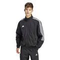 Black - Side - Adidas Mens Tiro Material Mix Track Jacket