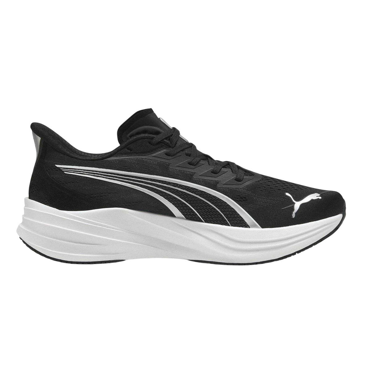 Black-White - Side - Puma Mens Darter Pro Trainers