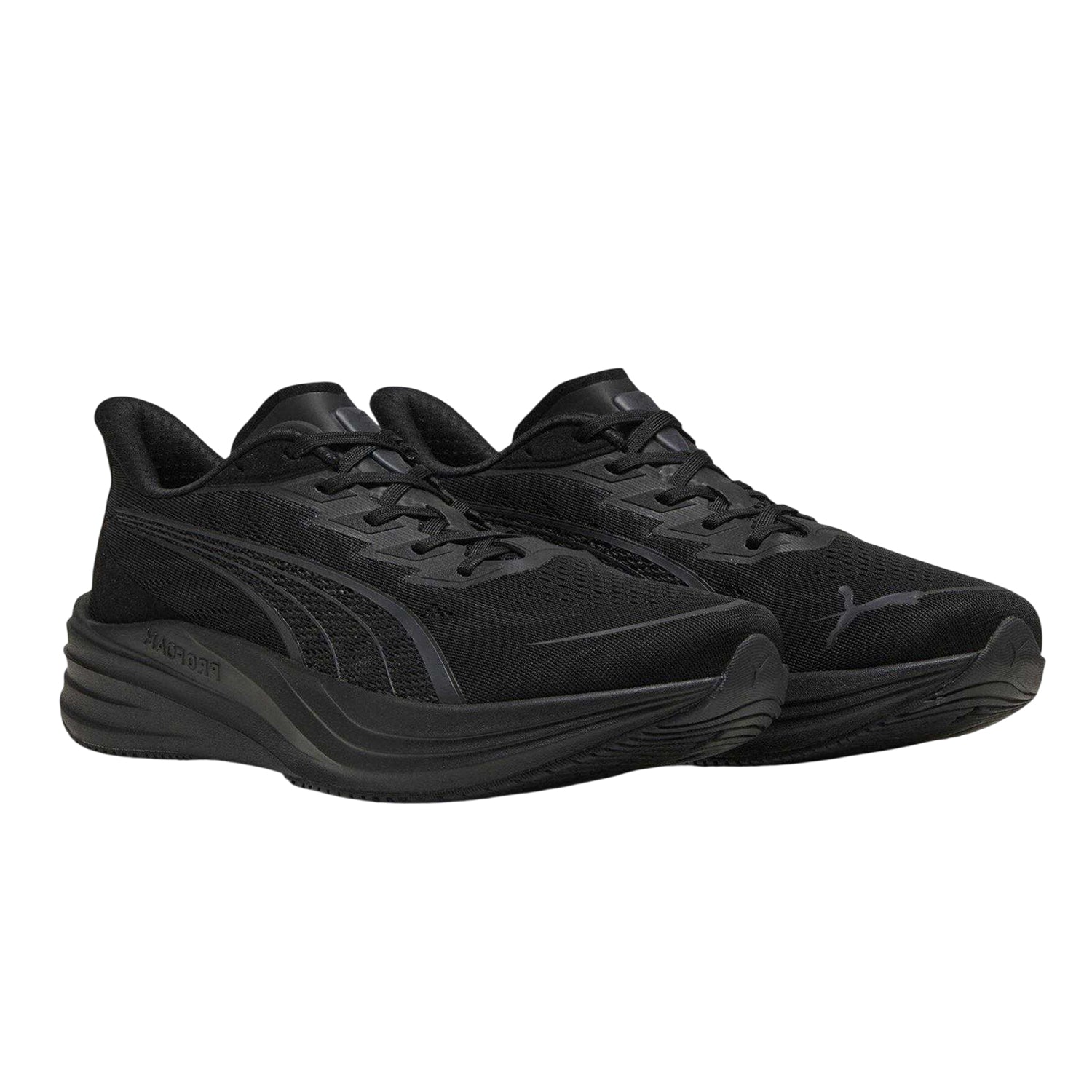 Black-Grey - Front - Puma Mens Darter Pro Trainers