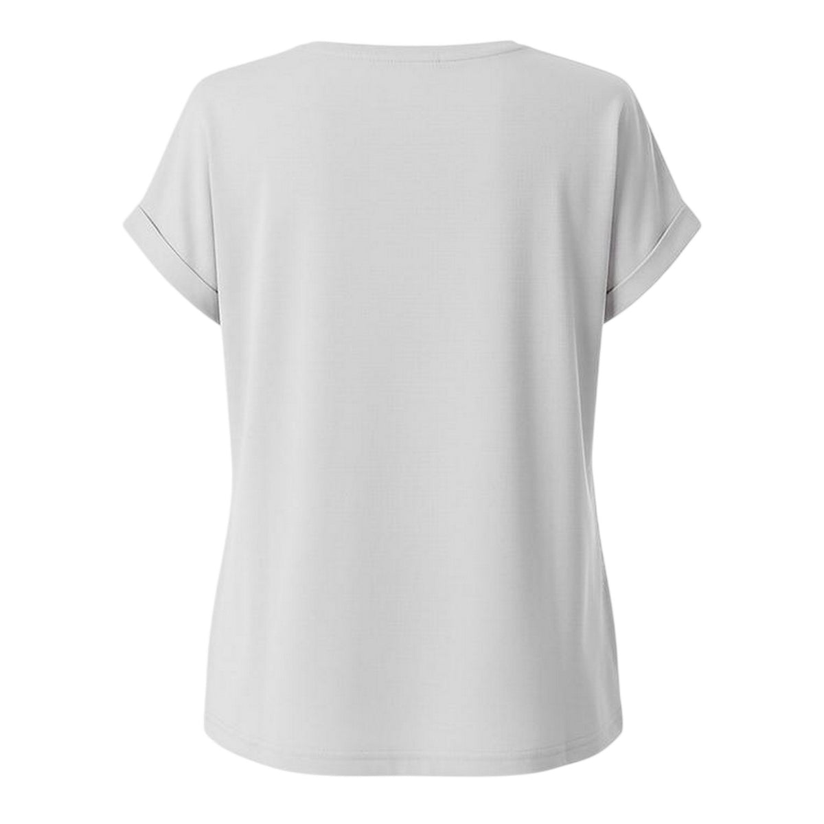 Grey Marl - Back - USA Pro Womens-Ladies Logo Short-Sleeved T-Shirt