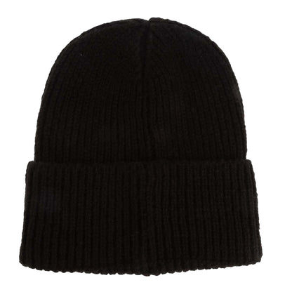 Black - Back - Adidas Mens Turned Up Cuff Beanie