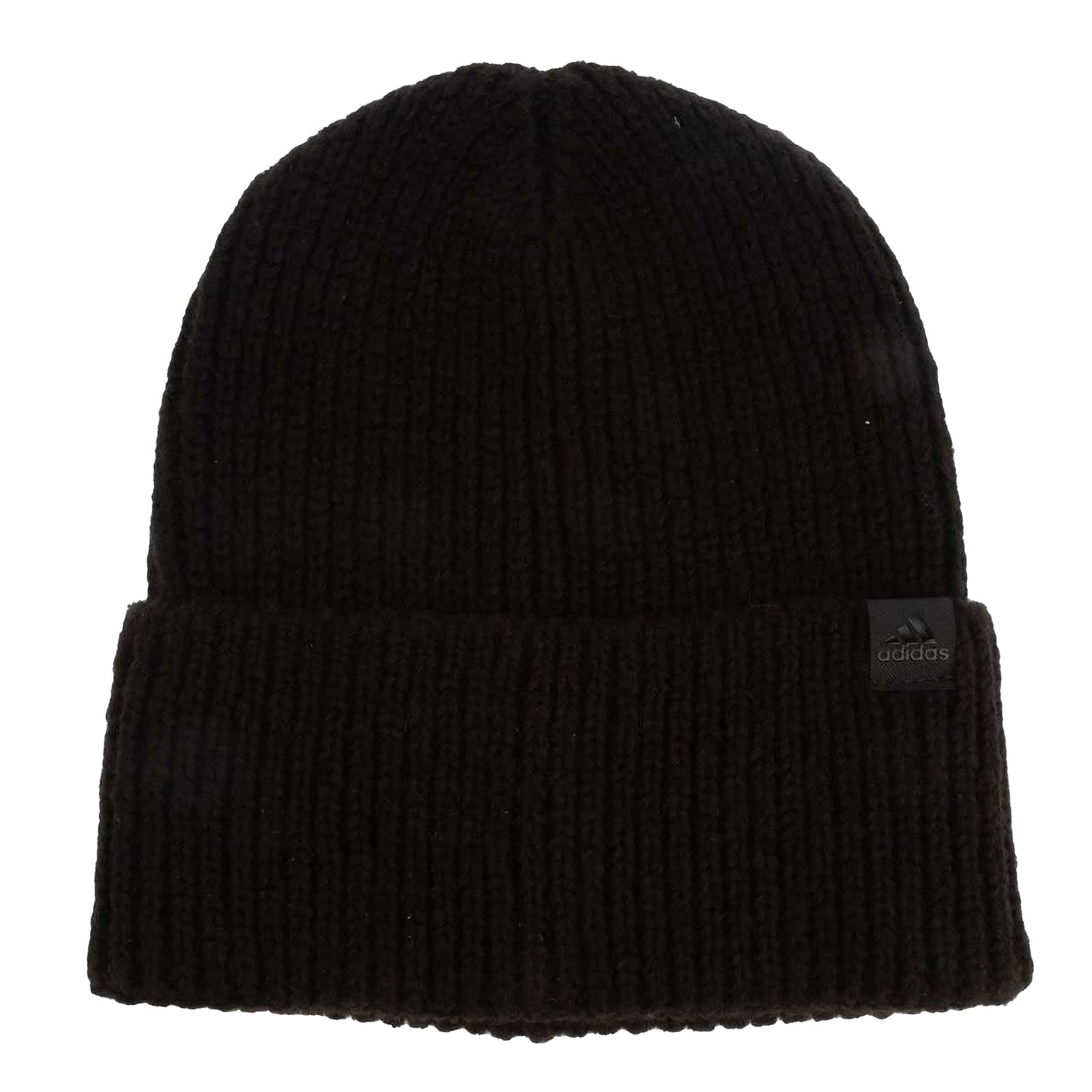 Black - Front - Adidas Mens Turned Up Cuff Beanie