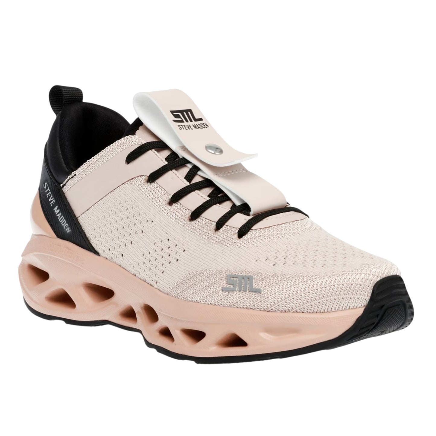 Blush - Front - Steve Madden Womens-Ladies Surge Low Cut Trainers