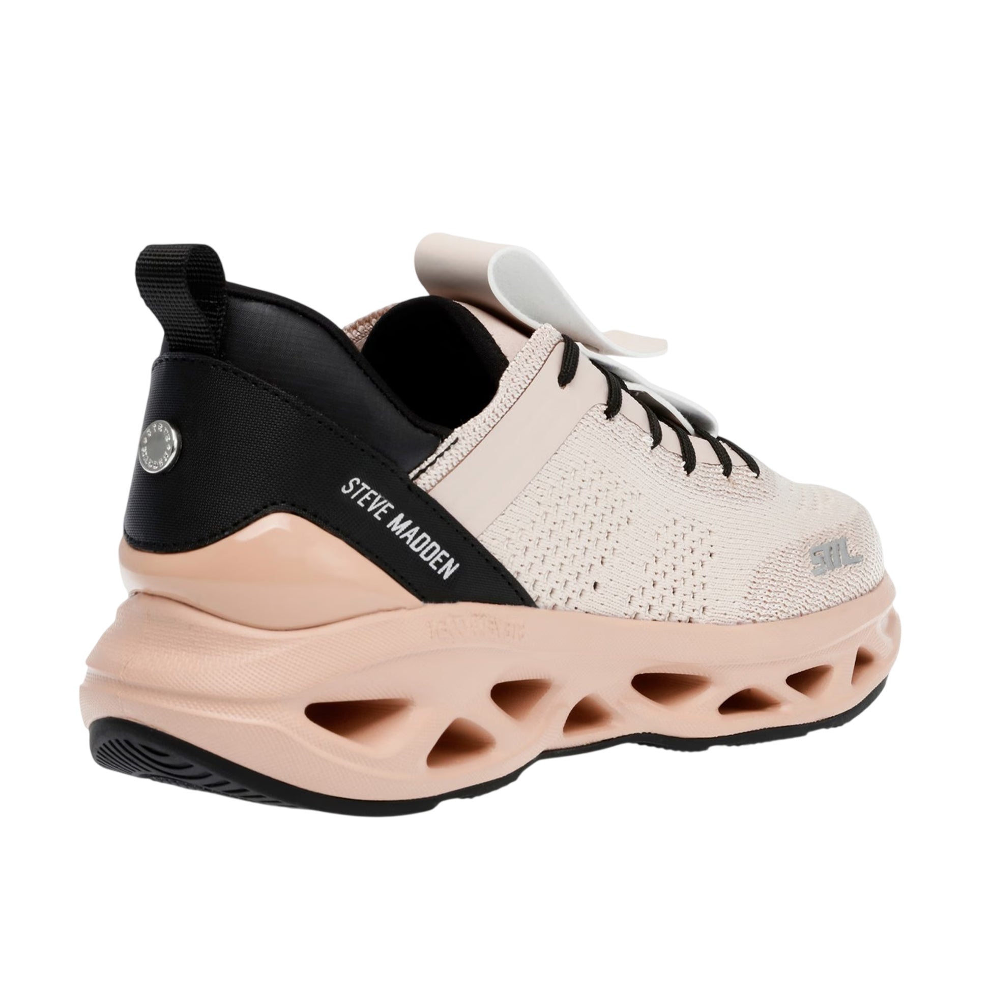 Blush - Back - Steve Madden Womens-Ladies Surge Low Cut Trainers