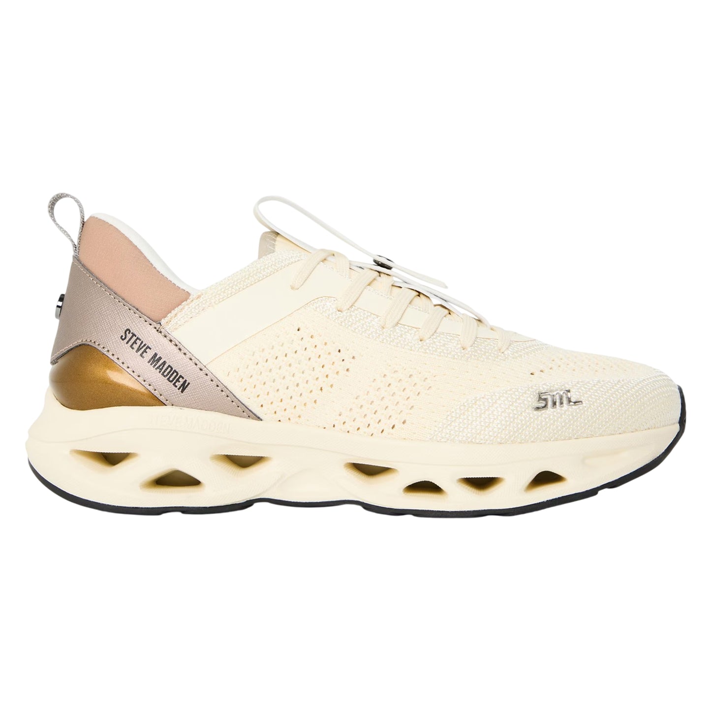 Coconut Milk - Front - Steve Madden Womens-Ladies Surge Low Cut Trainers