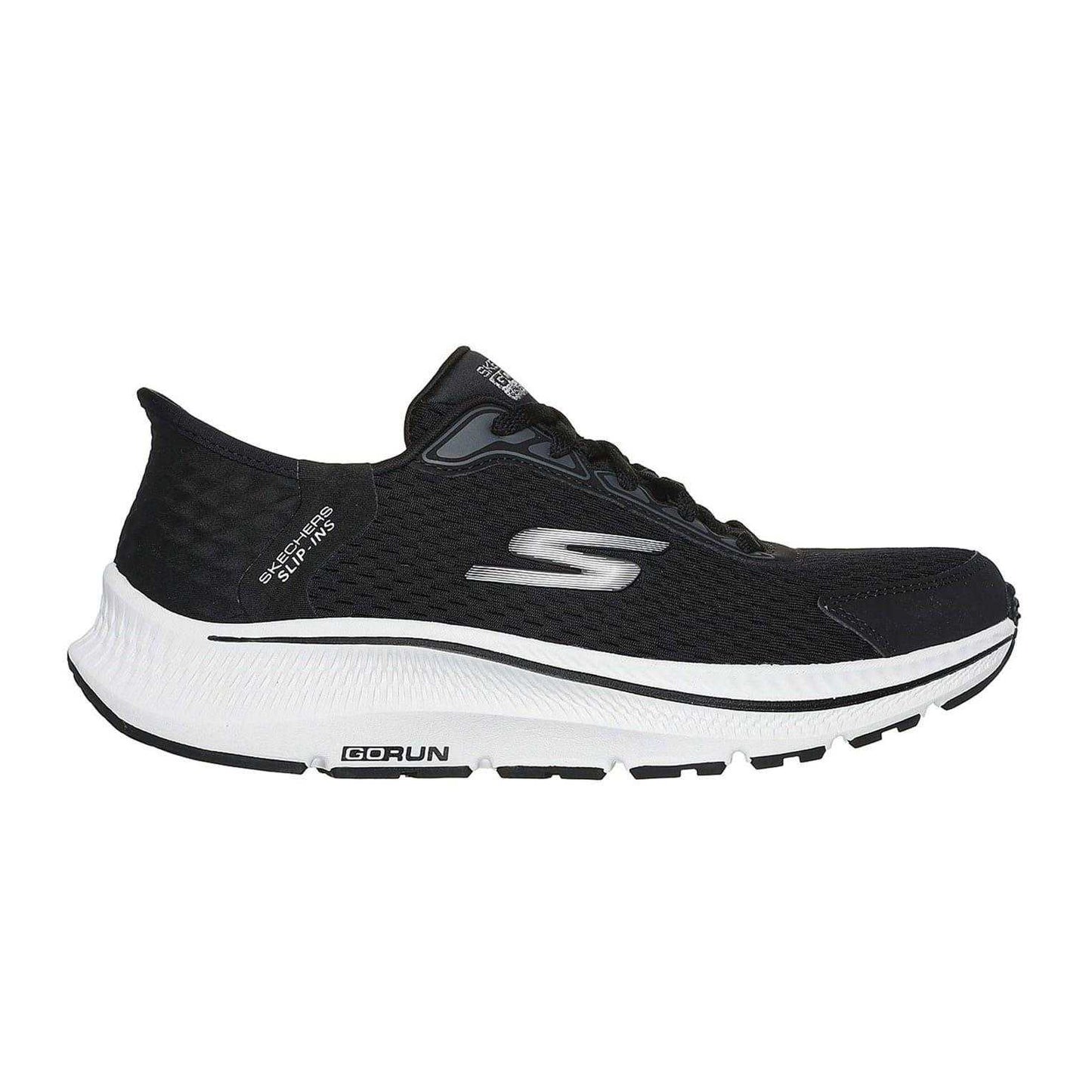 Black - Front - Skechers Womens-Ladies Go Run Consistent Slip-In Workout Flat Shoes