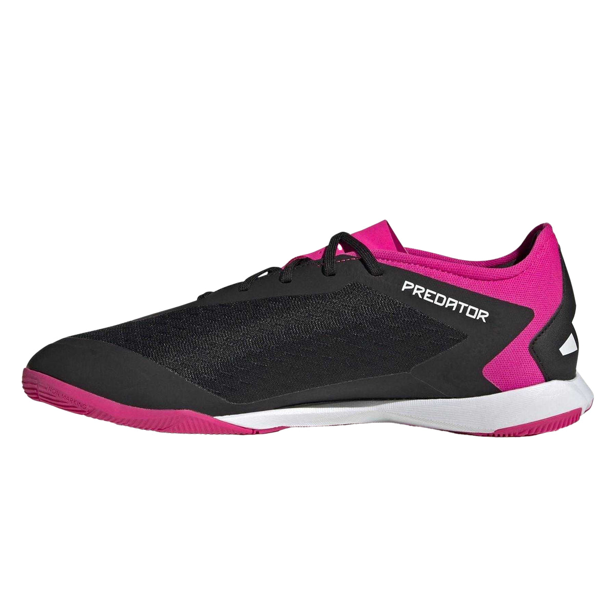Black-White-Pink - Side - Adidas Unisex Adult Predator Accuracy.3 Trainers