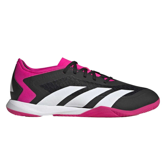 Black-White-Pink - Front - Adidas Unisex Adult Predator Accuracy.3 Trainers