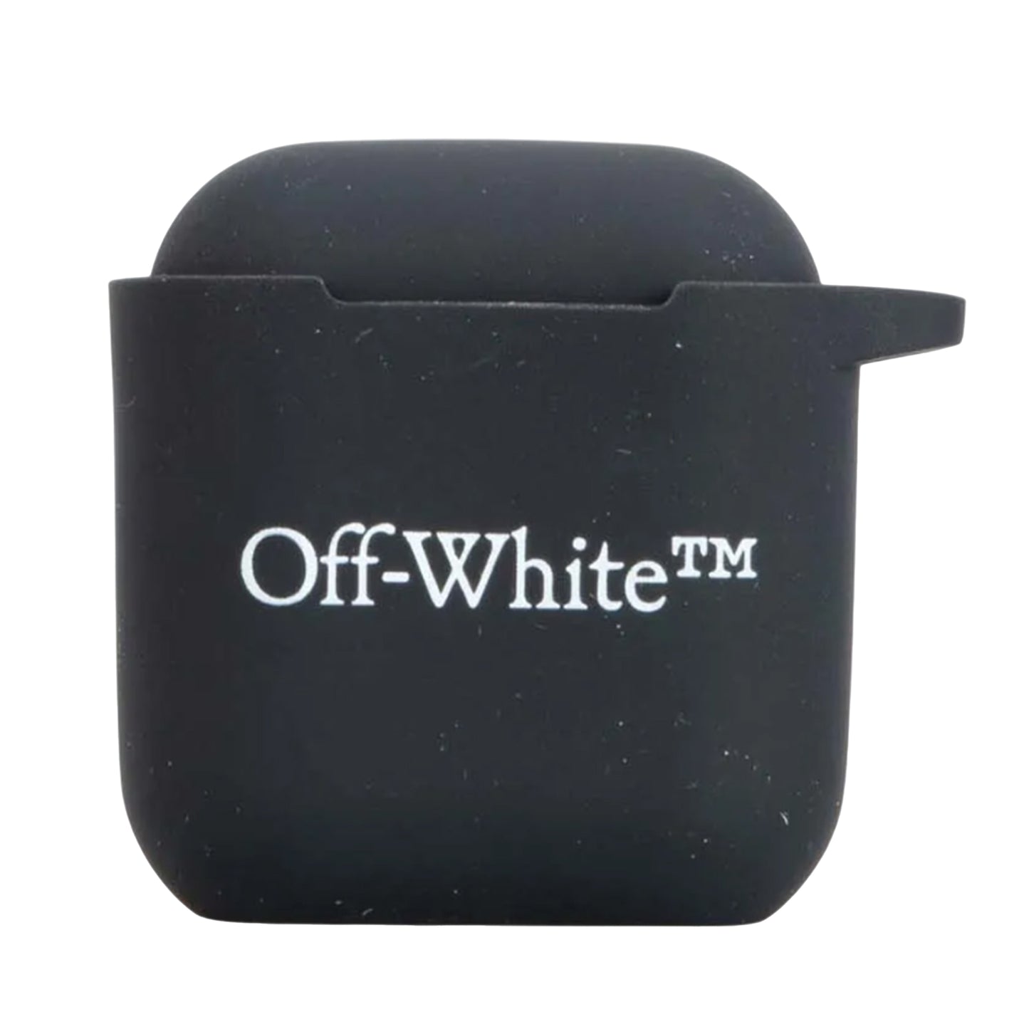 Black-White - Front - Off White Lettering Silicone AirPod Cover