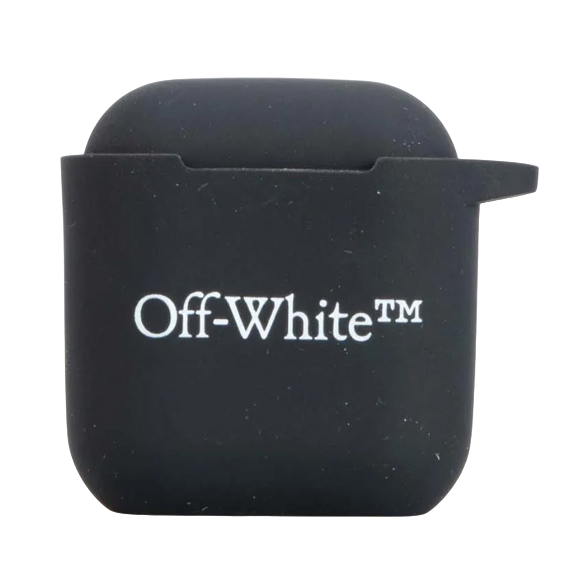 Black-White - Front - Off White Lettering Silicone AirPod Cover