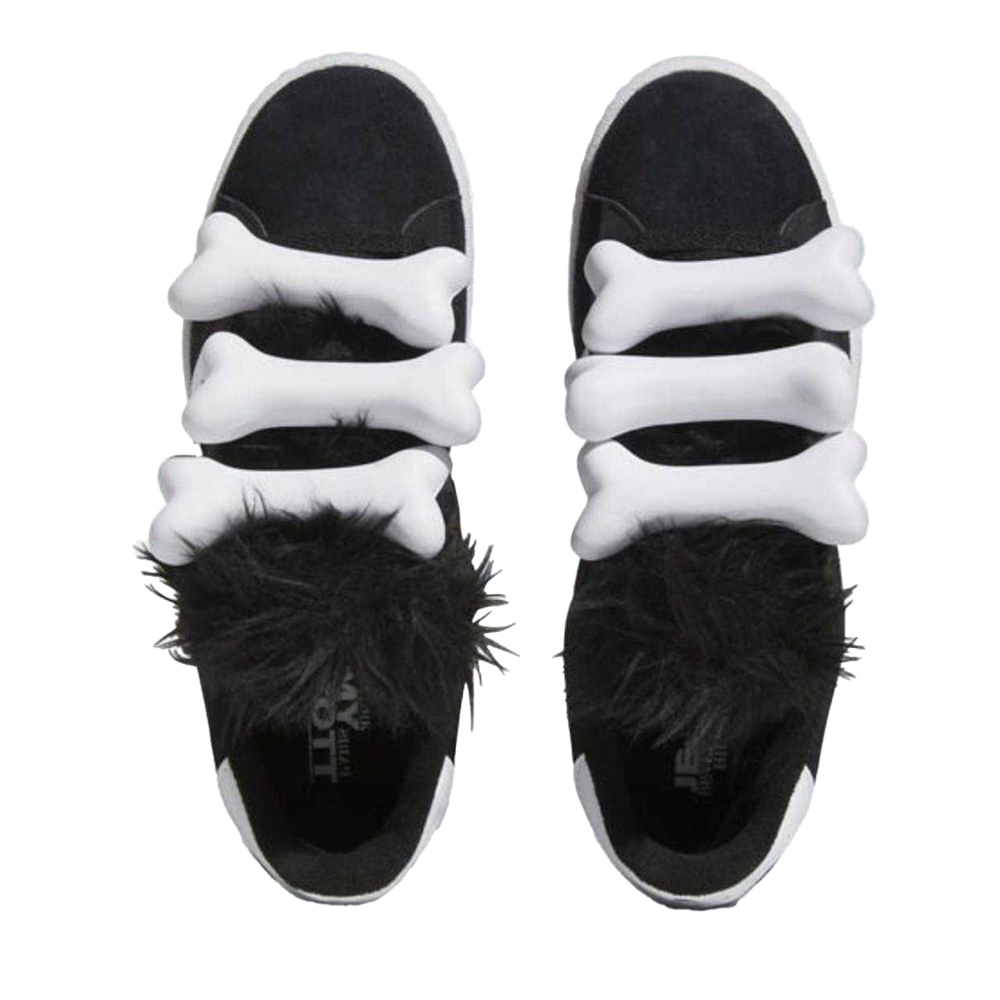 Black - Side - Adidas Mens Campus 80s Bones Suede Trainers