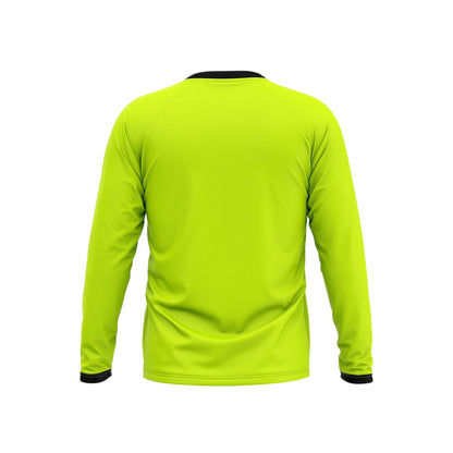 Fluorescent Yellow - Back - New Balance Childrens-Kids Logo Performance T-Shirt