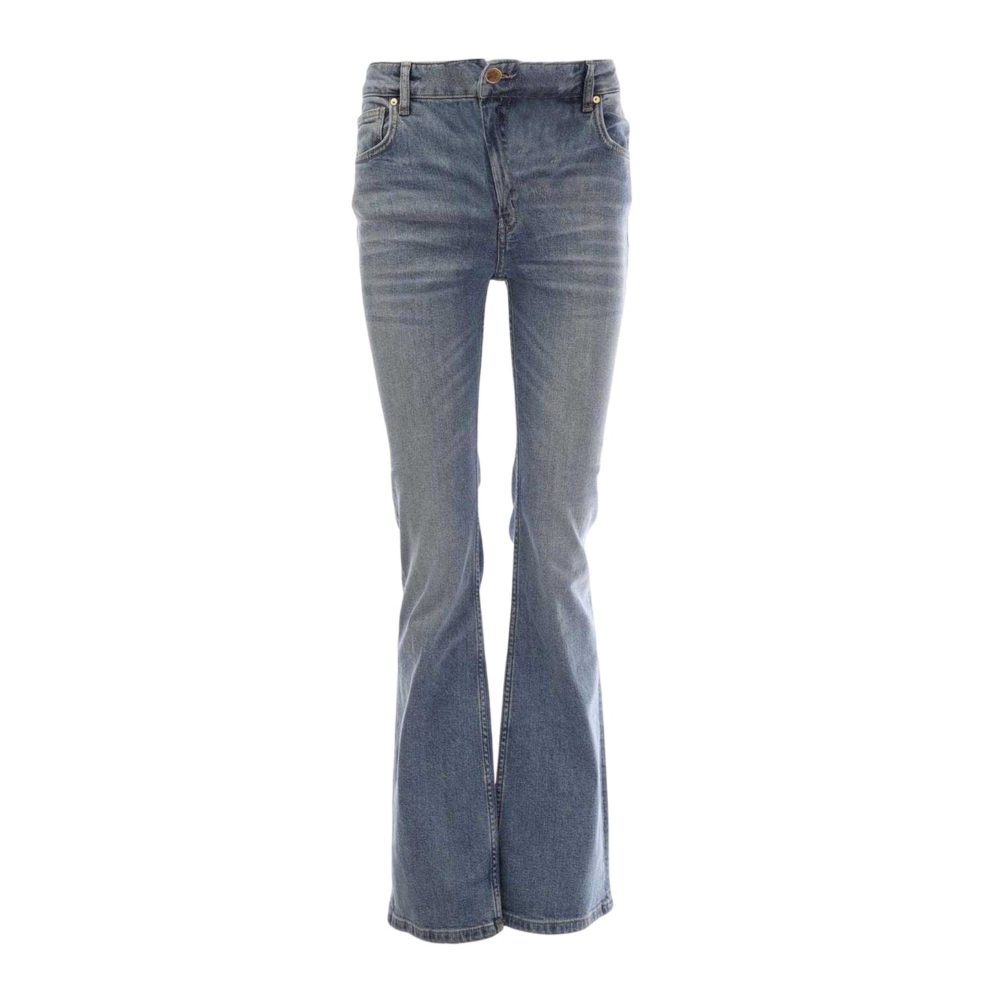 Light Blue - Front - Gant Womens-Ladies Flared Jeans