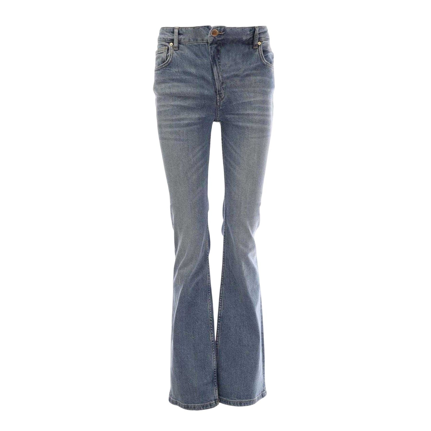 Light Blue - Front - Gant Womens-Ladies Flared Jeans