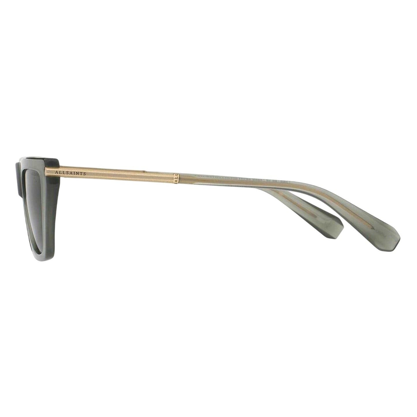 Grey-Khaki - Side - AllSaints Unisex Adult Minka Cat Eye Sunglasses