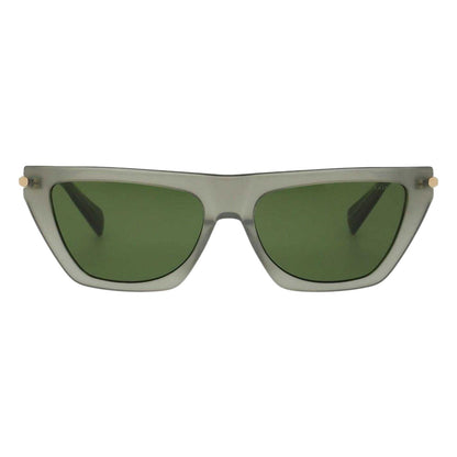 Grey-Khaki - Front - AllSaints Unisex Adult Minka Cat Eye Sunglasses