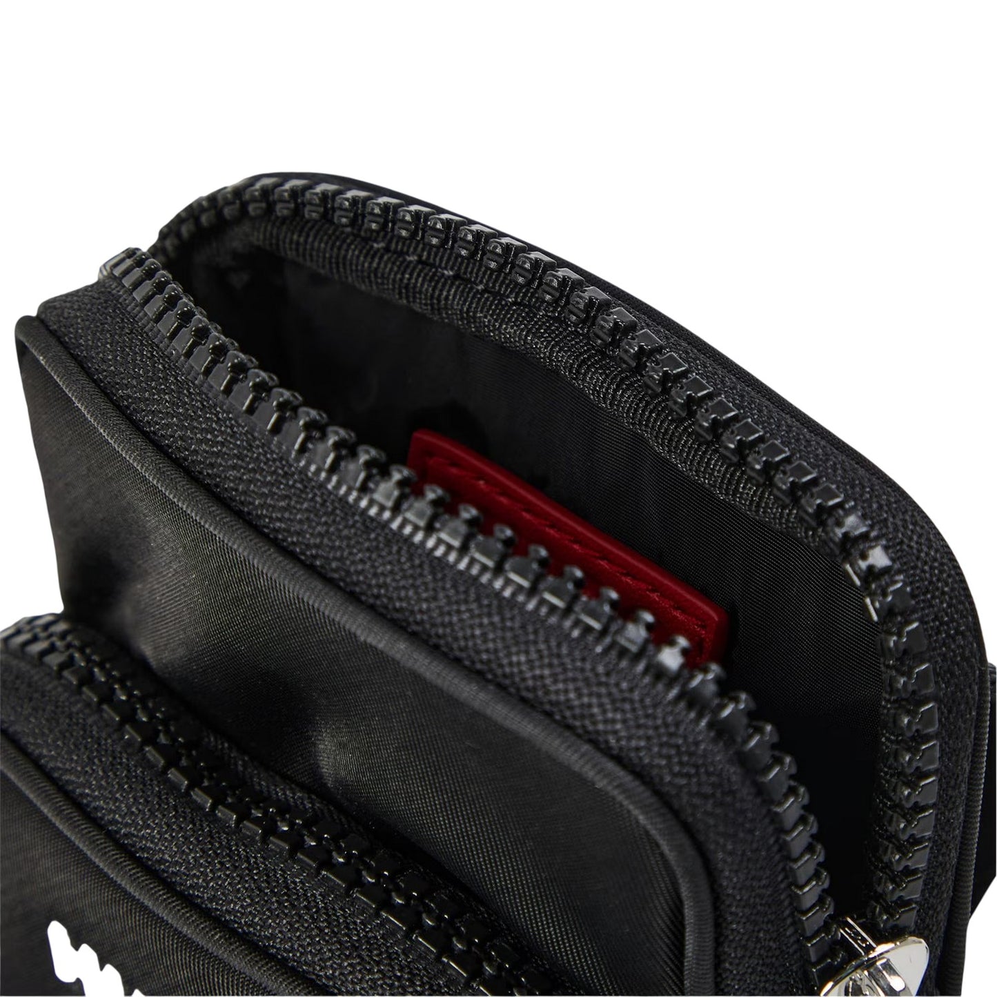 Black - Side - Hugo Bel Nylon Crossbody Bag