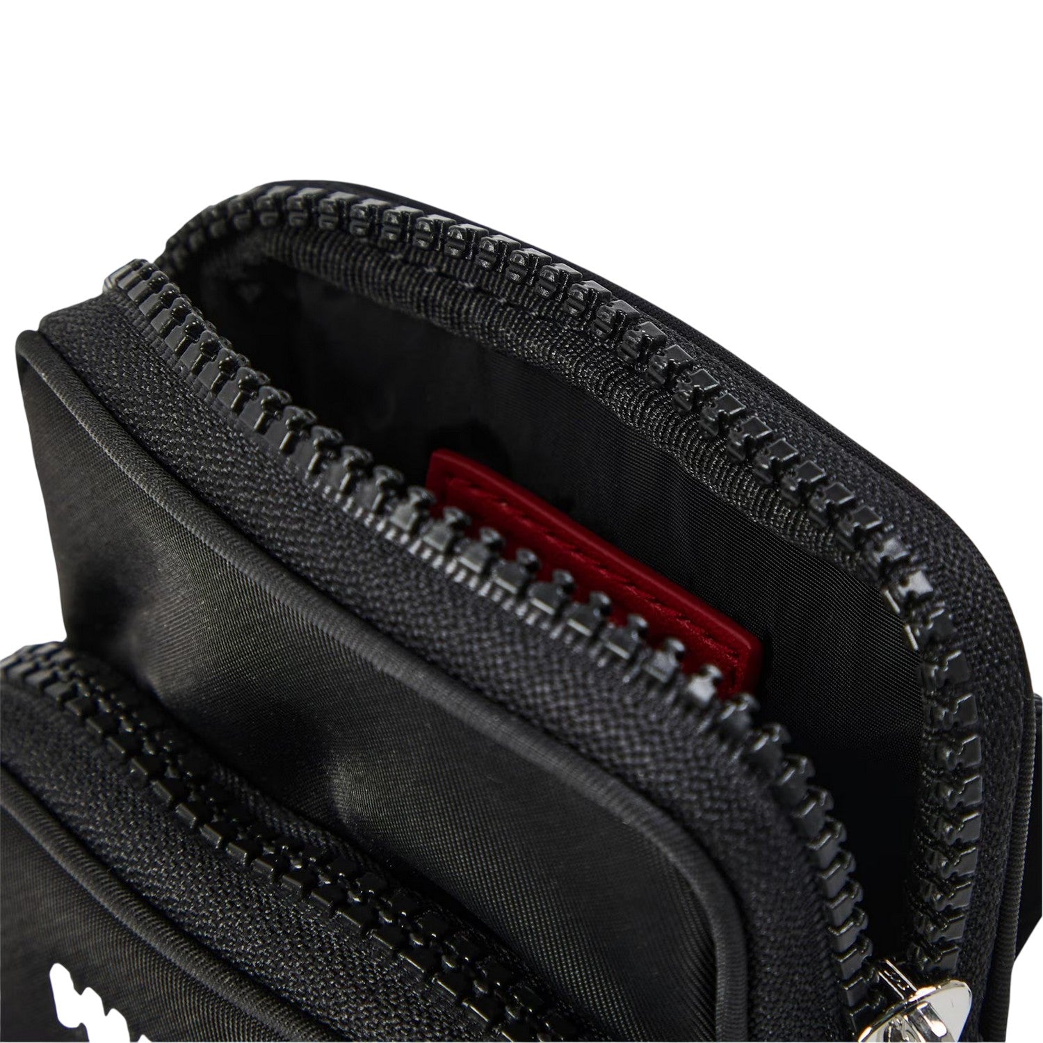Black - Side - Hugo Bel Nylon Crossbody Bag