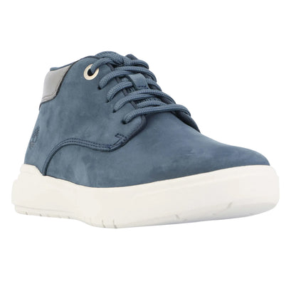 Denim - Front - Timberland Boys Seneca Bay Leather Chukka Boots