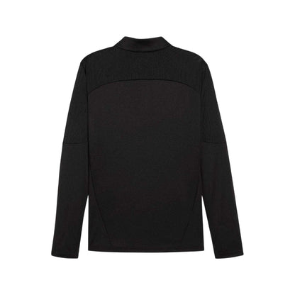 Black - Back - Puma Mens Quarter Zip Track Top