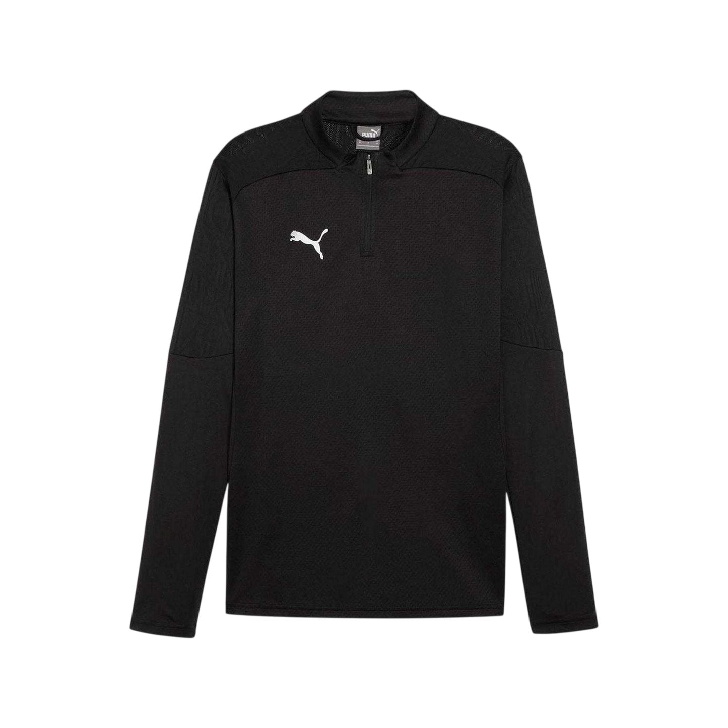 Black - Front - Puma Mens Quarter Zip Track Top