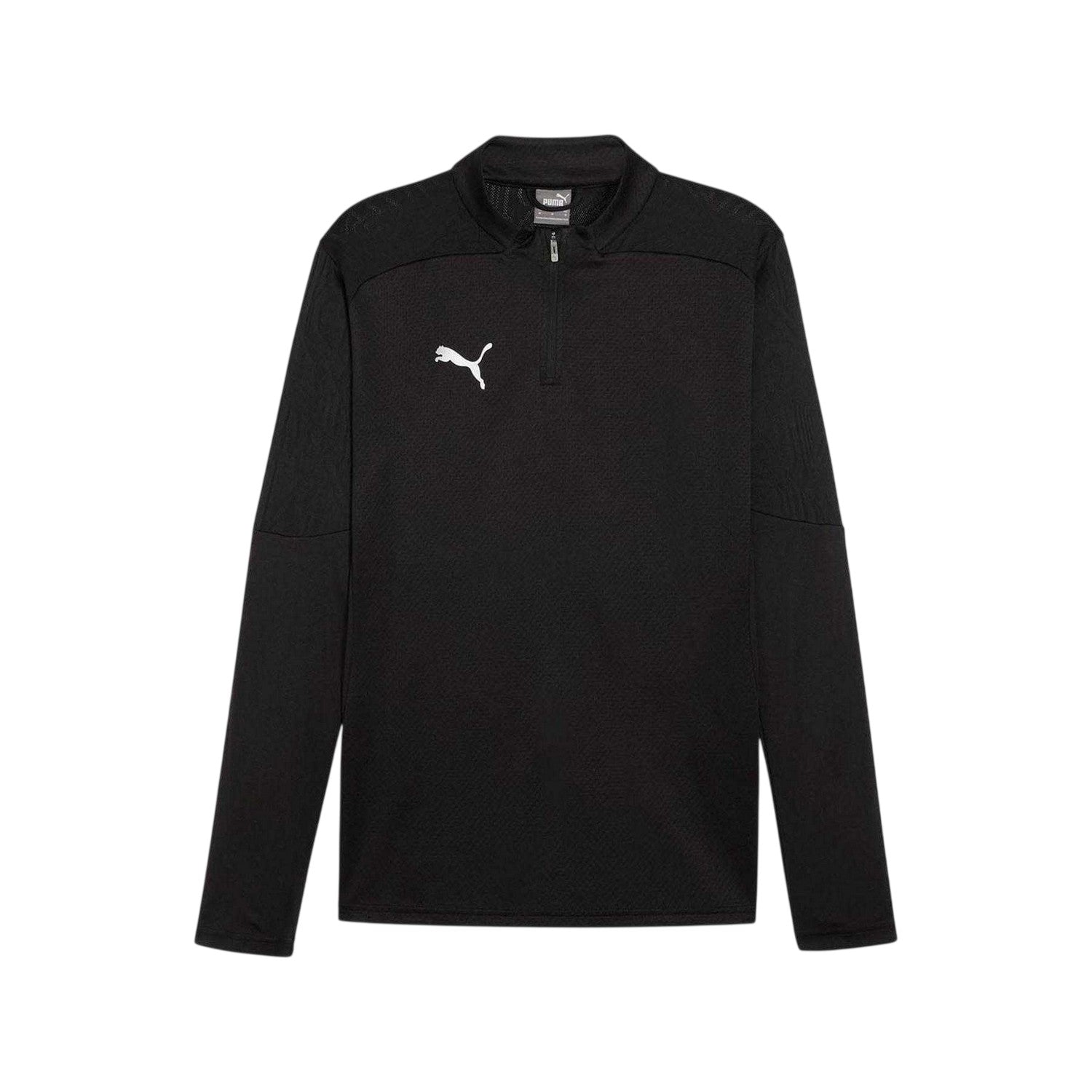 Black - Front - Puma Mens Quarter Zip Track Top