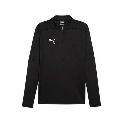 Black - Front - Puma Mens Quarter Zip Track Top