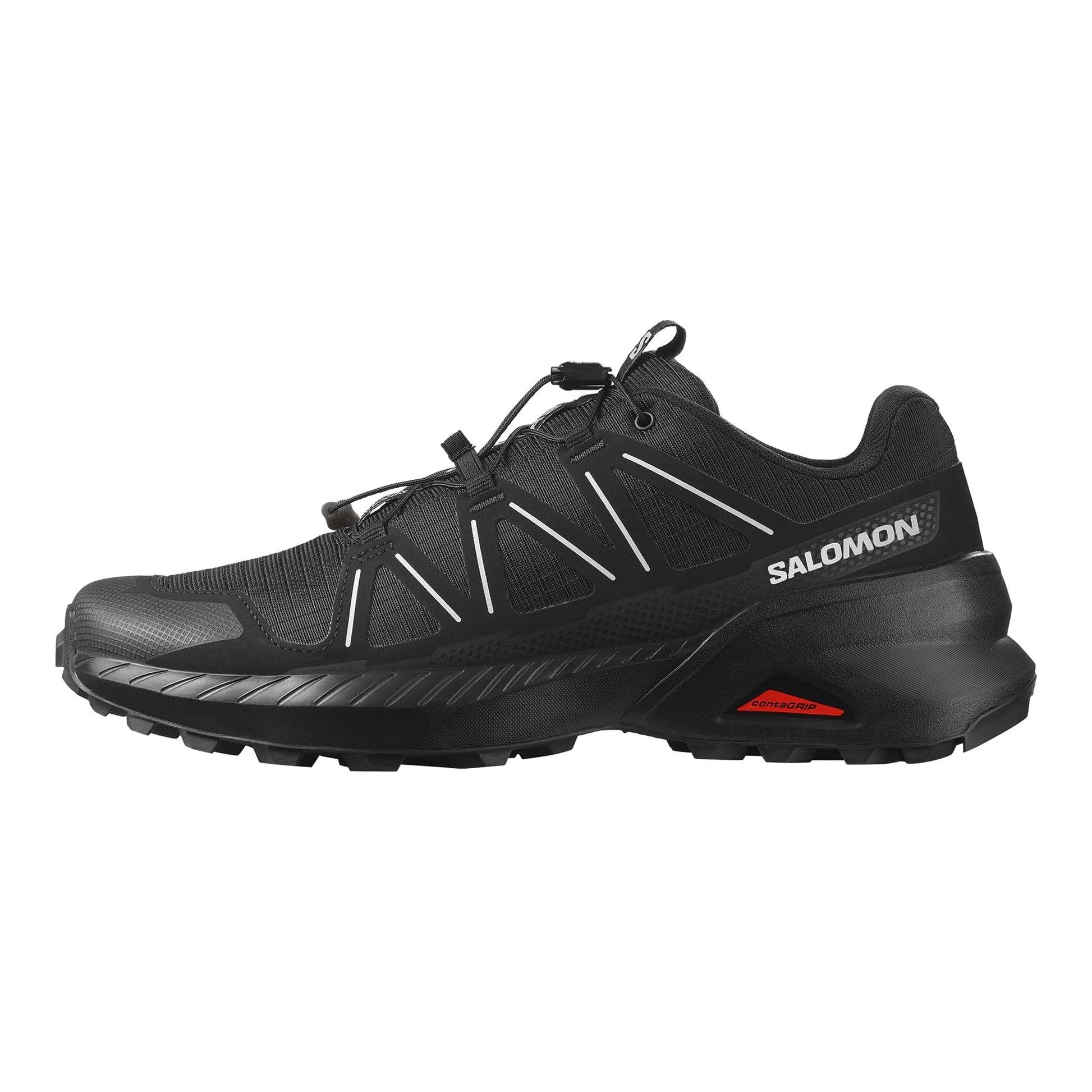 Black - Side - Salomon Mens Speedcross 6 Shoes