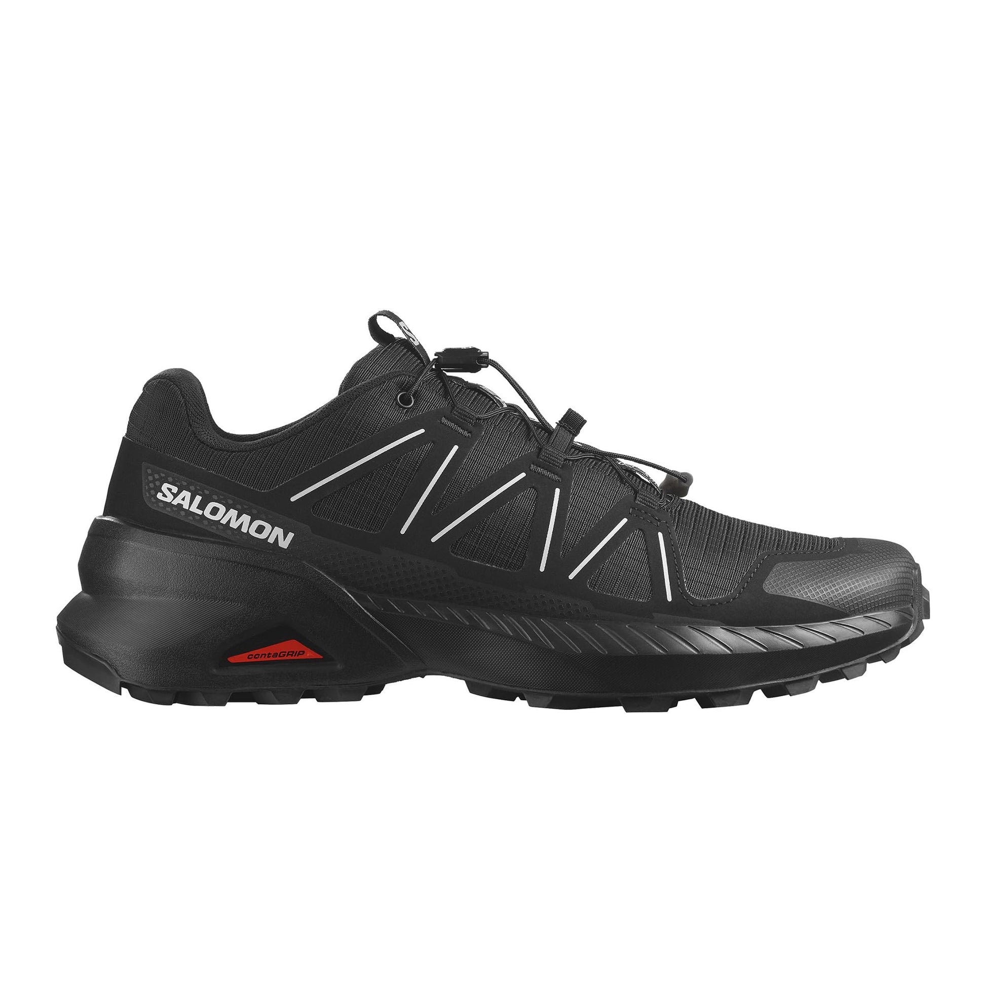 Black - Front - Salomon Mens Speedcross 6 Shoes