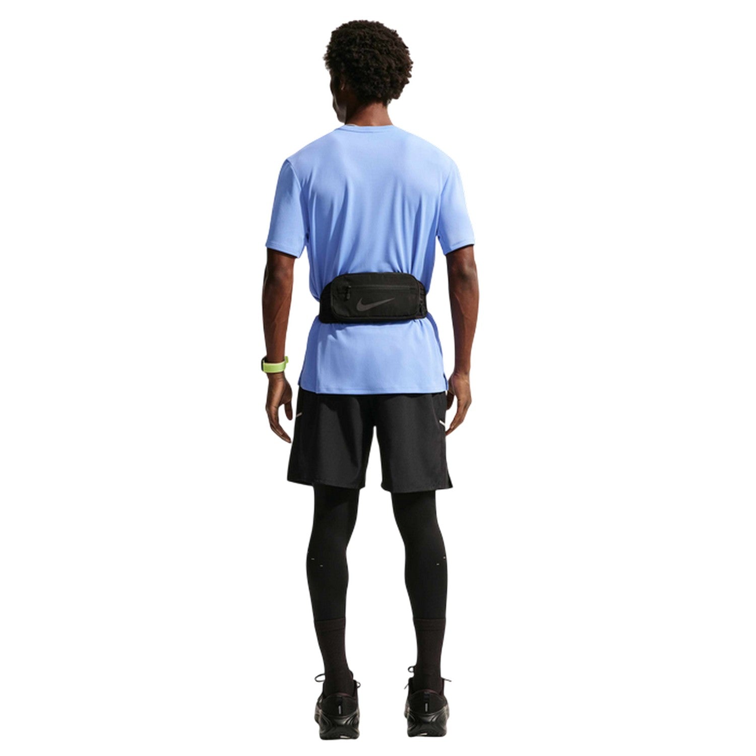 Royal Blue - Back - Nike Mens Miler Swoosh Reflective Detail T-Shirt
