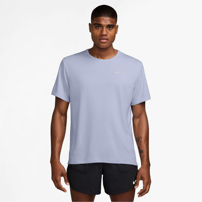 Ghost - Front - Nike Mens Miler Swoosh Reflective Detail T-Shirt
