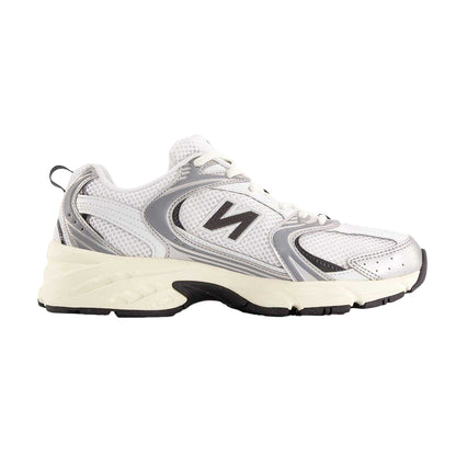 White-Black-Silver - Front - New Balance Womens-Ladies 530 Trainers