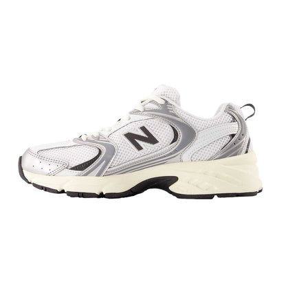 White-Black-Silver - Back - New Balance Womens-Ladies 530 Trainers