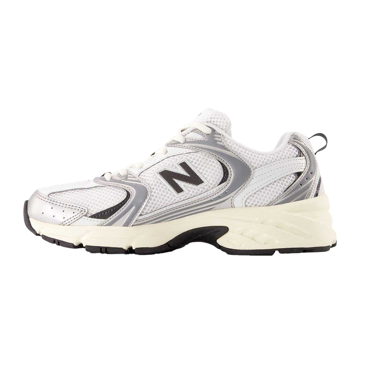 White-Black-Silver - Back - New Balance Womens-Ladies 530 Trainers