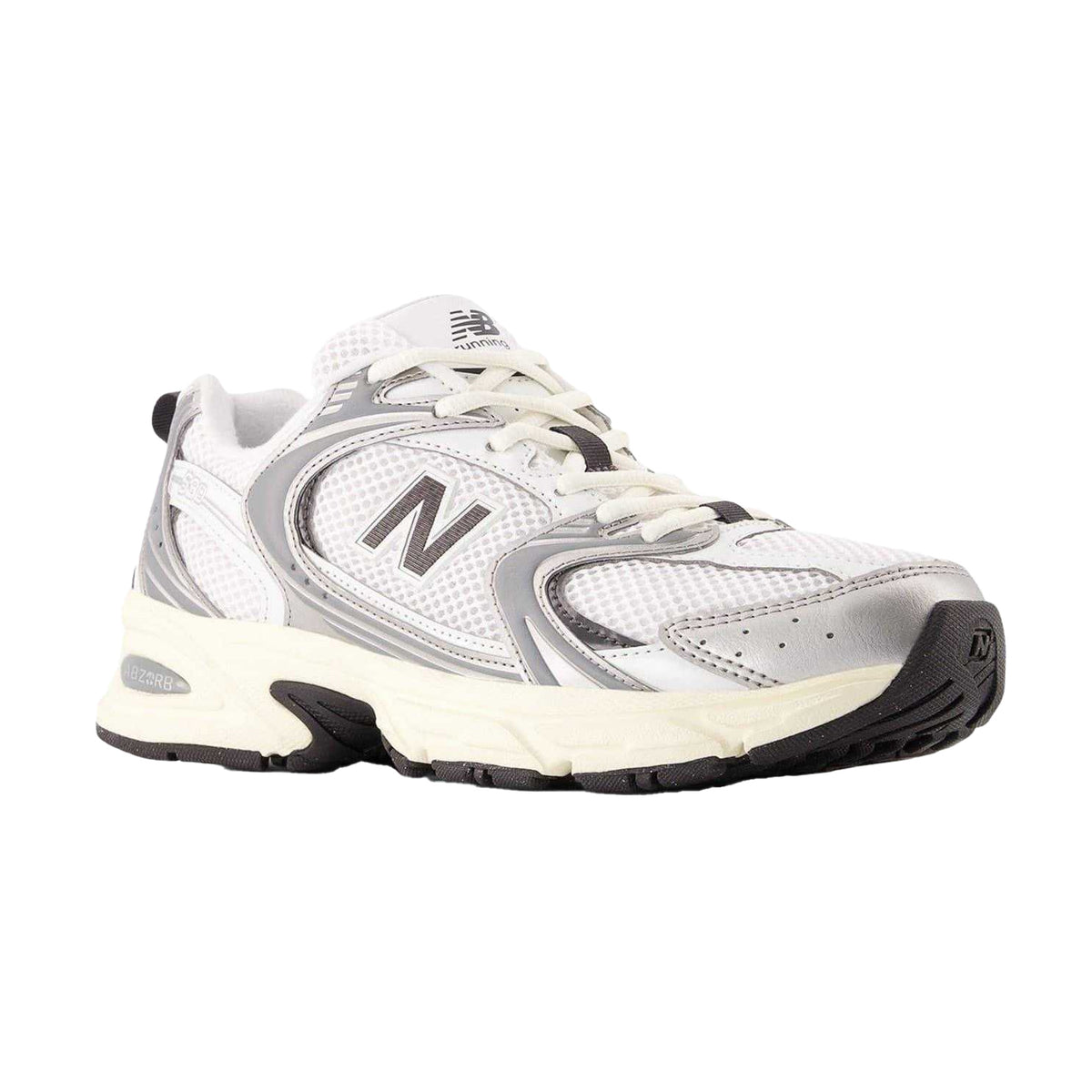 White-Black-Silver - Pack Shot - New Balance Womens-Ladies 530 Trainers