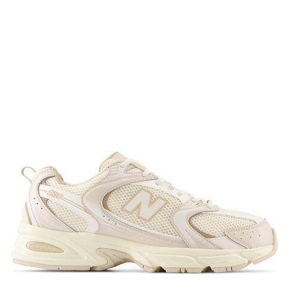 Beige-Gold - Front - New Balance Womens-Ladies 530 Trainers