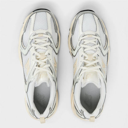 White-Off White - Pack Shot - New Balance Womens-Ladies 530 Trainers