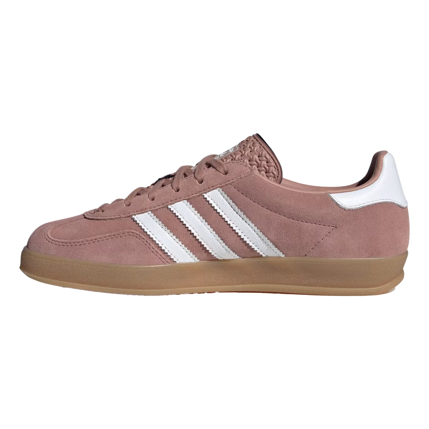 Clay - Side - Adidas Womens-Ladies Gazelle Suede Trainers