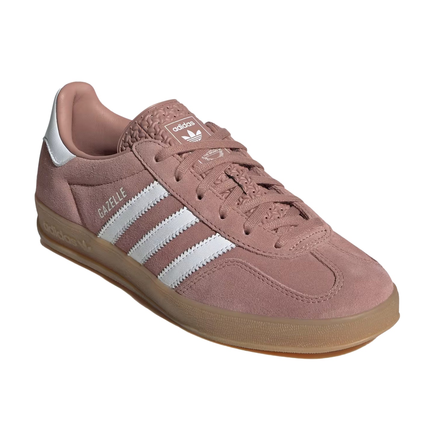 Clay - Pack Shot - Adidas Womens-Ladies Gazelle Suede Trainers