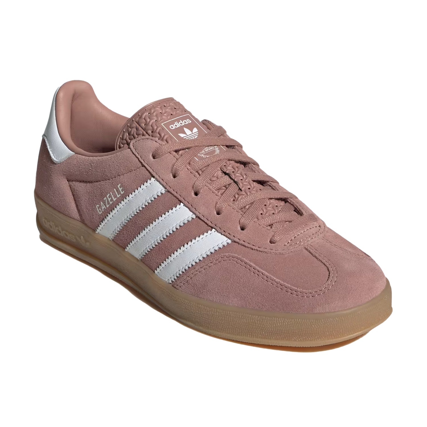 Clay - Pack Shot - Adidas Womens-Ladies Gazelle Suede Trainers