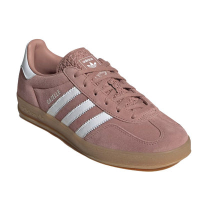 Clay - Pack Shot - Adidas Womens-Ladies Gazelle Suede Trainers