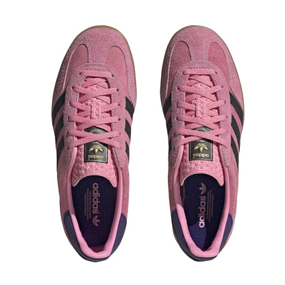 Pink-Navy - Lifestyle - Adidas Womens-Ladies Gazelle Suede Trainers