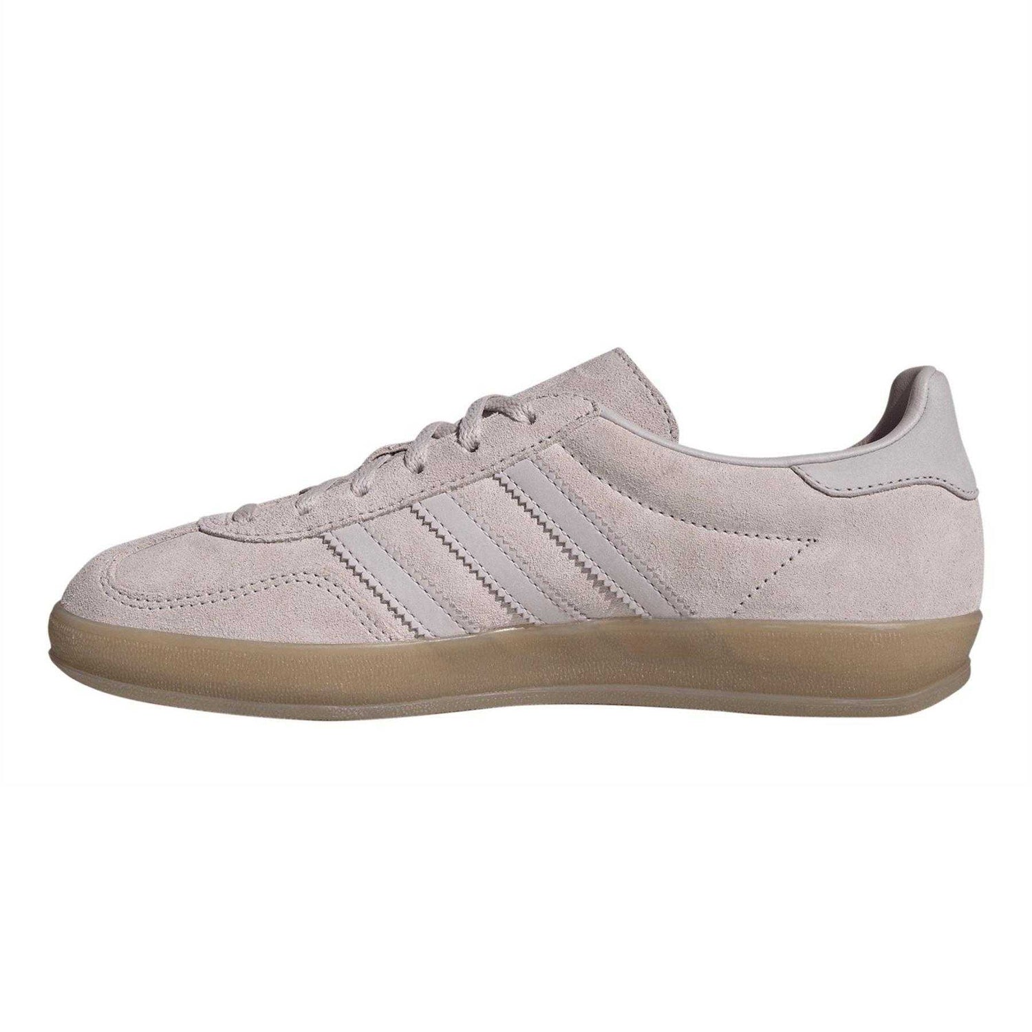 Almost Pink - Side - Adidas Womens-Ladies Gazelle Suede Trainers
