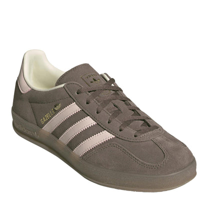 Earth Brown - Side - Adidas Womens-Ladies Gazelle Suede Trainers