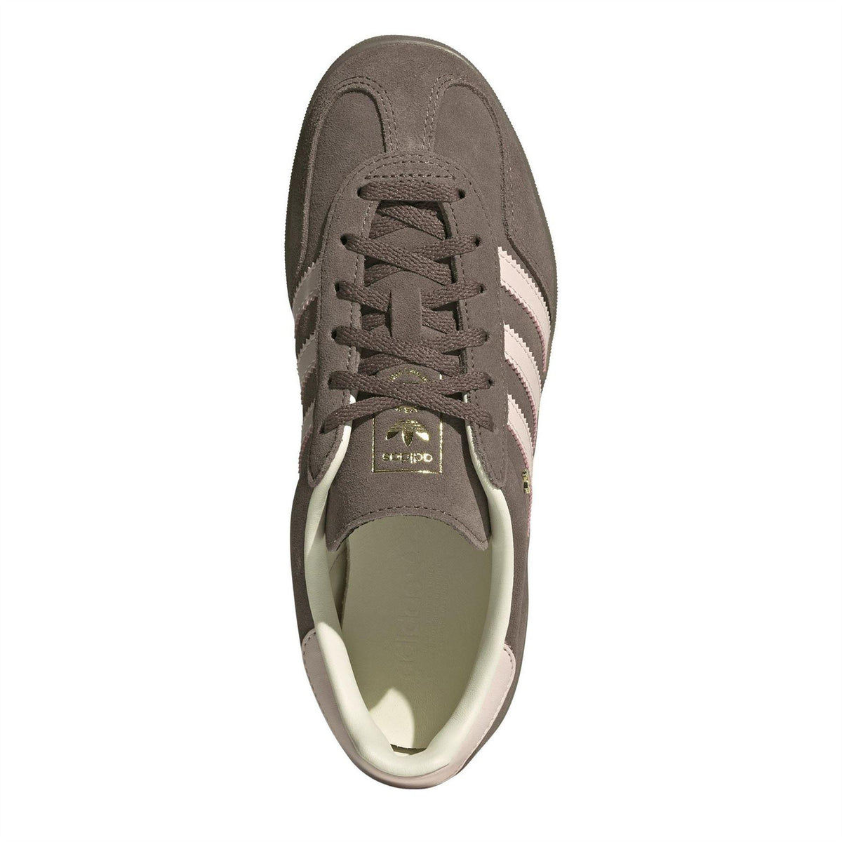 Earth Brown - Pack Shot - Adidas Womens-Ladies Gazelle Suede Trainers