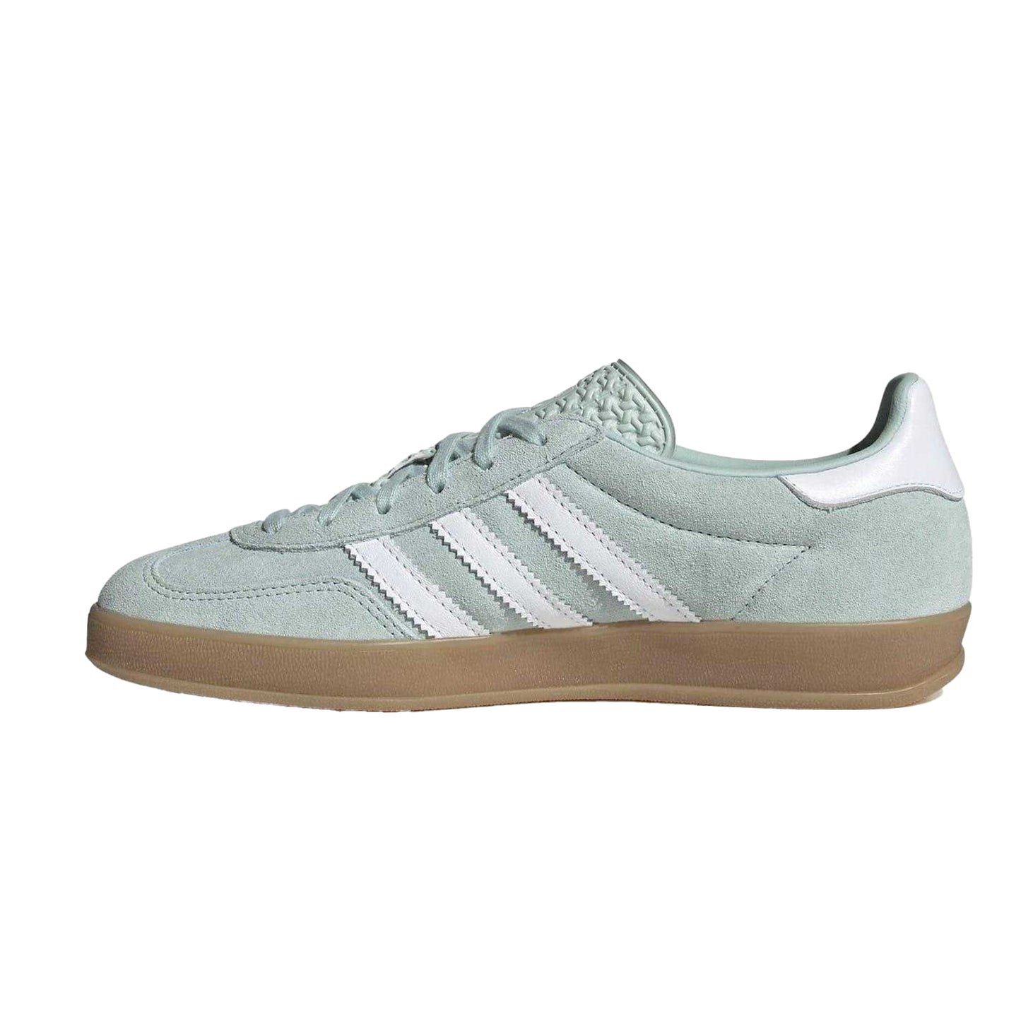Ash-Green - Back - Adidas Womens-Ladies Gazelle Suede Trainers