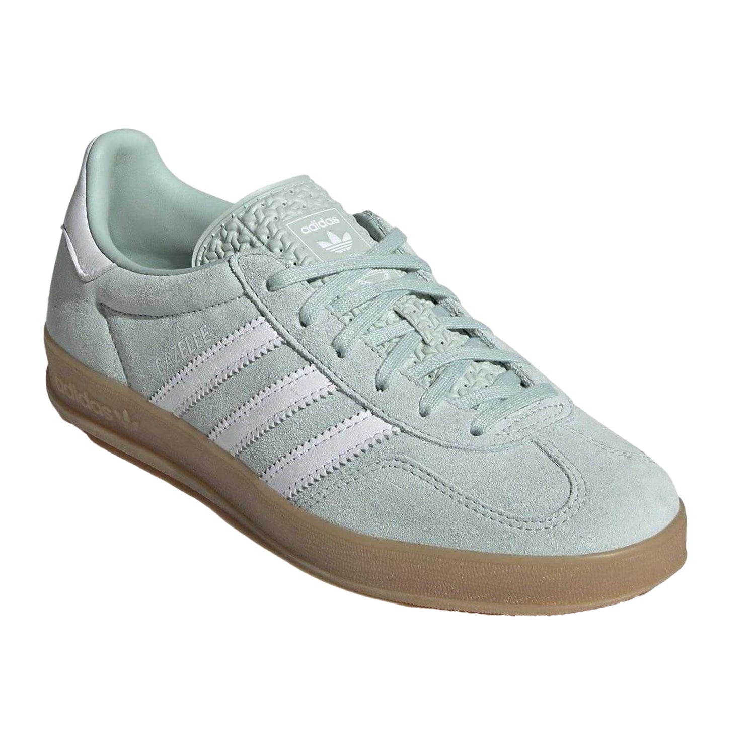 Ash-Green - Lifestyle - Adidas Womens-Ladies Gazelle Suede Trainers
