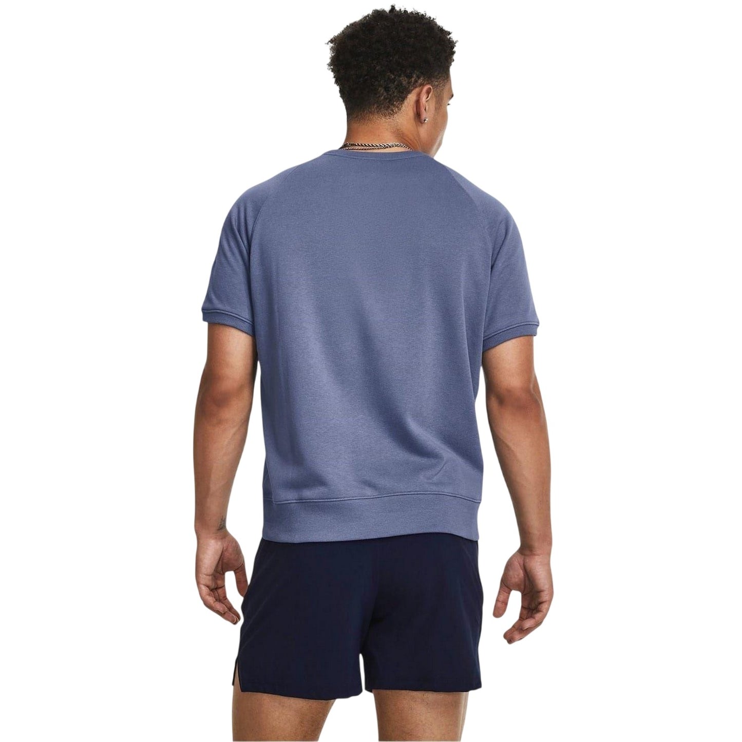 Blue - Back - Under Armour Mens Project Rock T-Shirt